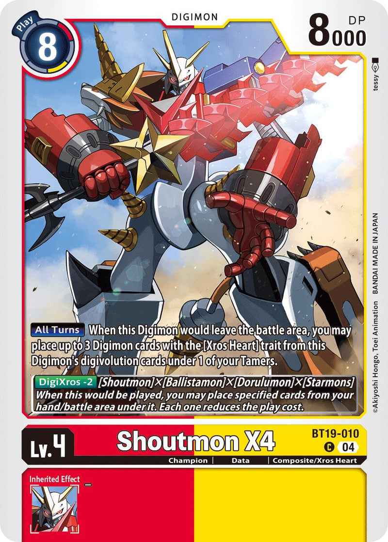 Shoutmon X4 [BT19-010] [Release Special Booster Ver.2.5]