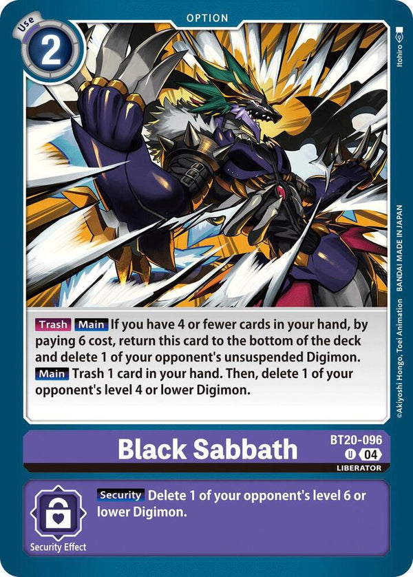Black Sabbath - Digimon Card Game