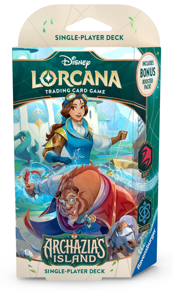 Disney Lorcana: Archazia's Island - Starter Deck (Ruby/Saphire) - Disney