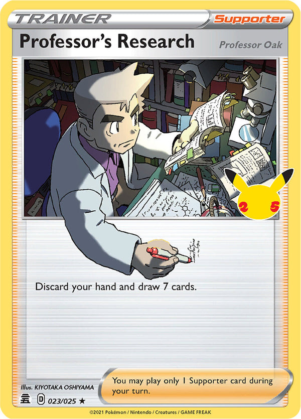 Professor's Research (023/025) [Celebrations: 25th Anniversary] - Pokémon
