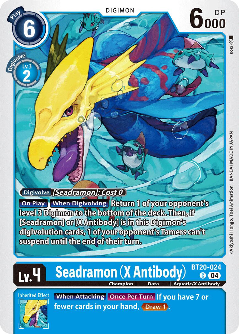 Seadramon [BT20-024] (X Antibody) [Release Special Booster Ver.2.5]