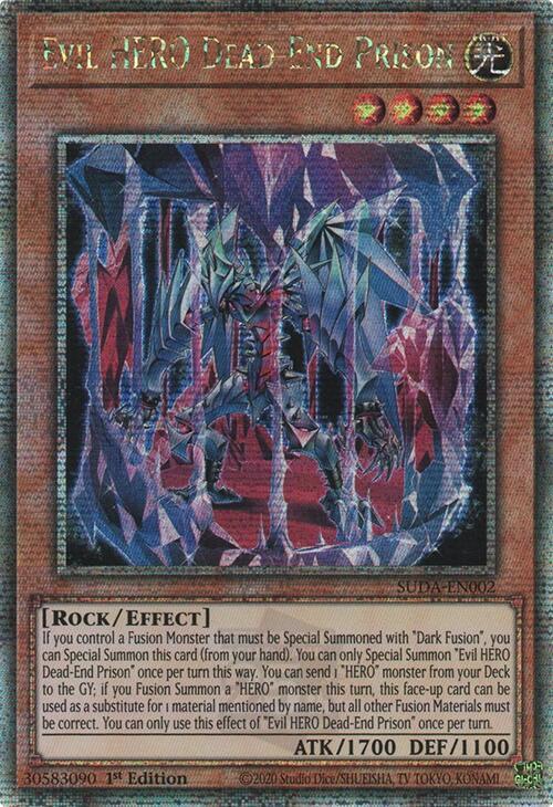 Evil HERO Dead-End Prison (Quarter Century Secret Rare)
