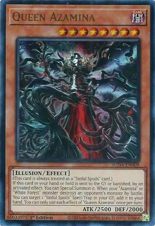 Queen Azamina [SUDA-EN009] Ultra Rare - Yu-Gi-Oh!