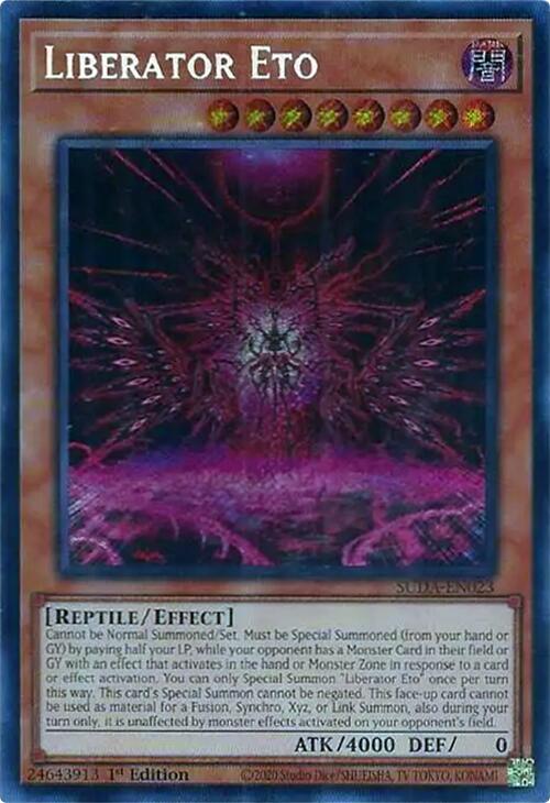 Liberator Eto [SUDA-EN023] Secret Rare - Yu-Gi-Oh!