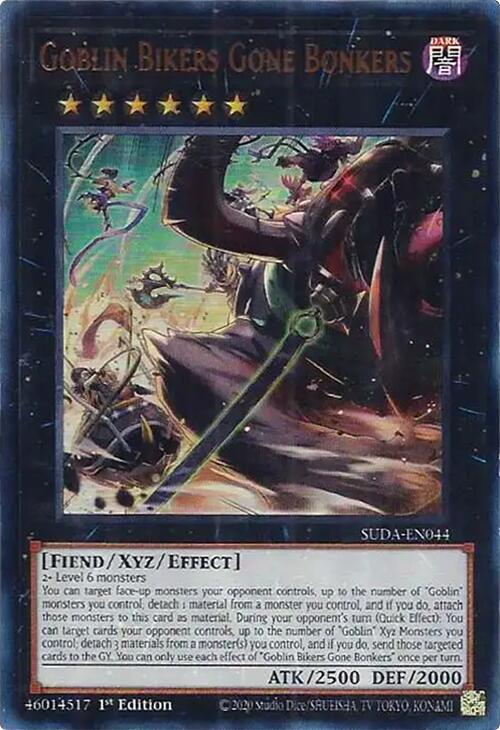 Goblin Bikers Gone Bonkers [SUDA-EN044] Ultra Rare - Yu-Gi-Oh!