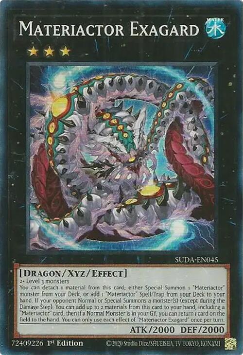Materiactor Exagard [SUDA-EN045] Super Rare - Yu-Gi-Oh!