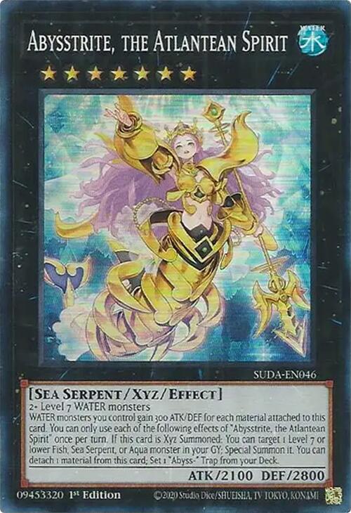 Abysstrite, the Atlantean Spirit [SUDA-EN046] Super Rare - Yu-Gi-Oh!
