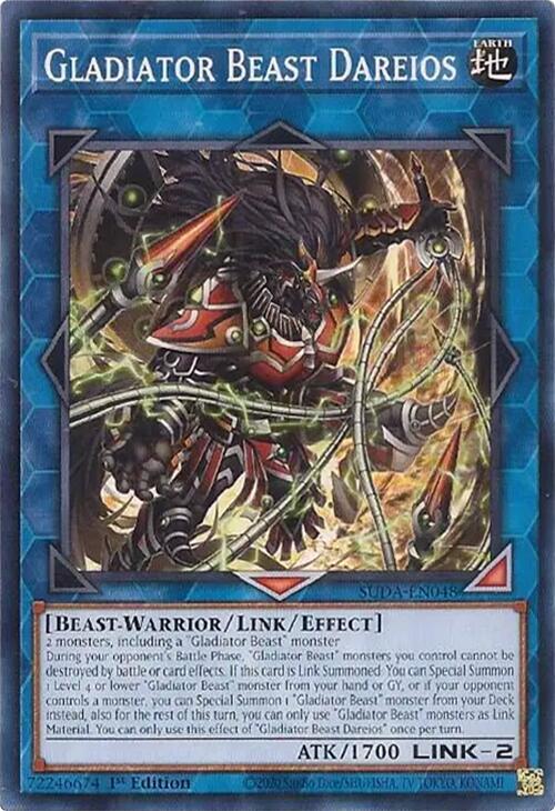 Gladiator Beast Dareios (SUDA-EN048) [Common] - Yu-Gi-Oh!
