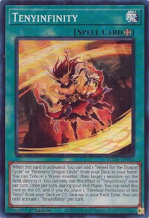 Tenyinfinity [SUDA-EN062] Super Rare - Yu-Gi-Oh!