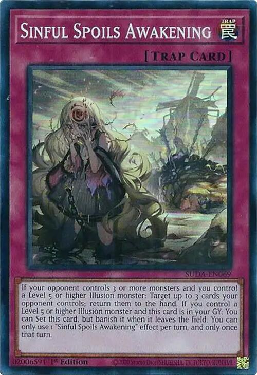 Sinful Spoils Awakening [SUDA-EN069] Super Rare - Yu-Gi-Oh!