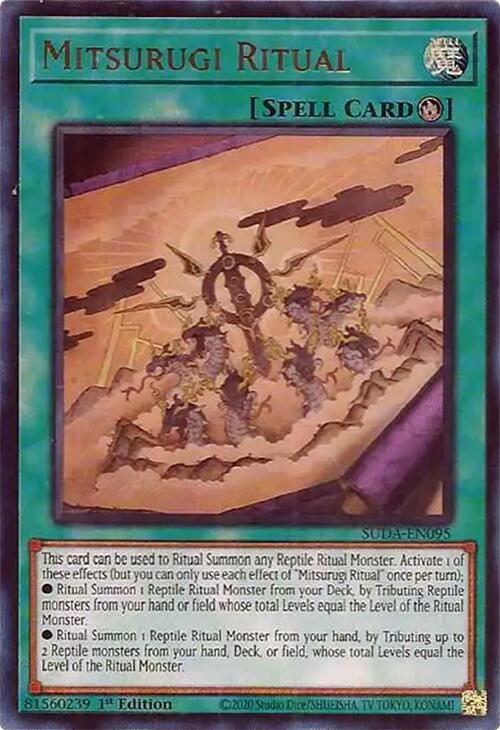 Mitsurugi Ritual [SUDA-EN095] Ultra Rare - Yu-Gi-Oh!