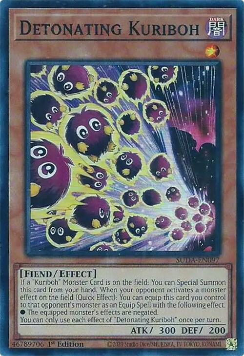 Detonating Kuriboh [SUDA-EN097] Super Rare - Yu-Gi-Oh!