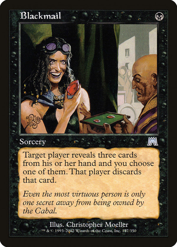 Blackmail [Onslaught] - Magic: The Gathering