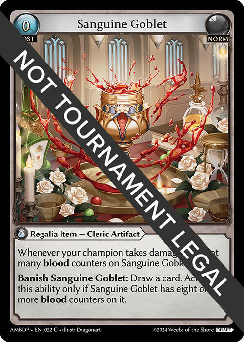 Sanguine Goblet