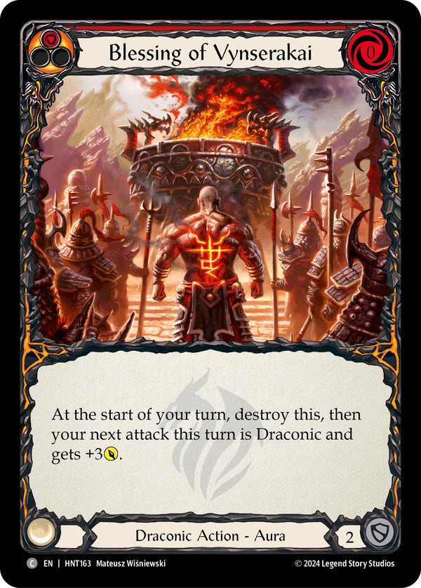 Blessing of Vynserakai (Red) [HNT163] (The Hunted) - Flesh And Blood