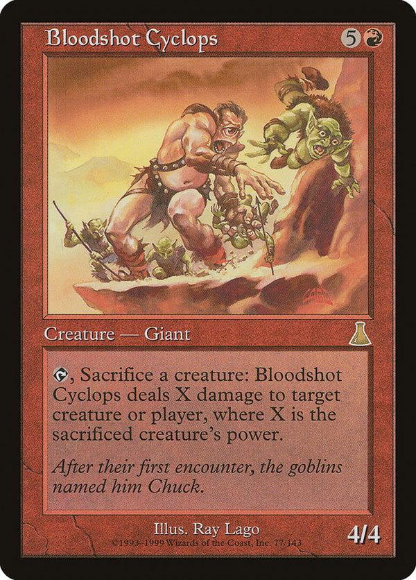 Bloodshot Cyclops [Urza's Destiny] - Magic: The Gathering
