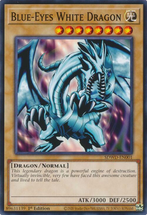 Blue-Eyes White Dragon (SDWD-EN001) [Common] - Yu-Gi-Oh!