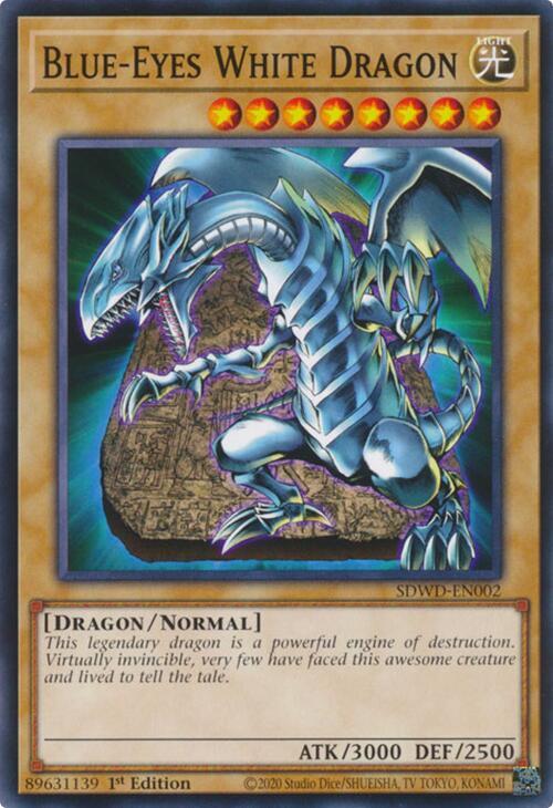 Blue-Eyes White Dragon (SDWD-EN002) [Common] - Yu-Gi-Oh!