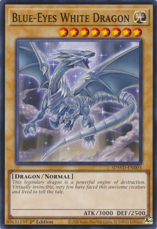 Blue-Eyes White Dragon (SDWD-EN003) [Common] - Yu-Gi-Oh!