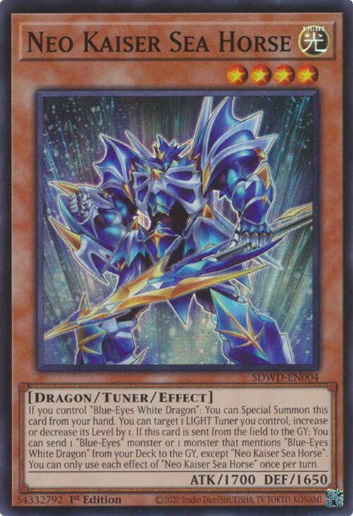 Neo Kaiser Sea Horse (SDWD-EN004) [Super Rare] - Yu-Gi-Oh!