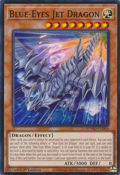 Blue-Eyes Jet Dragon (SDWD-EN006) [Common] - Yu-Gi-Oh!