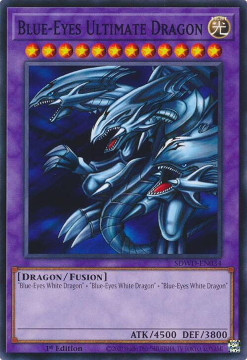 Blue-Eyes Ultimate Dragon (SDWD-EN034) [Common] - Yu-Gi-Oh!
