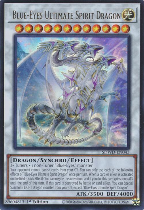 Blue-Eyes Ultimate Spirit Dragon (SDWD-EN043) [Ultra Rare] - Yu-Gi-Oh!