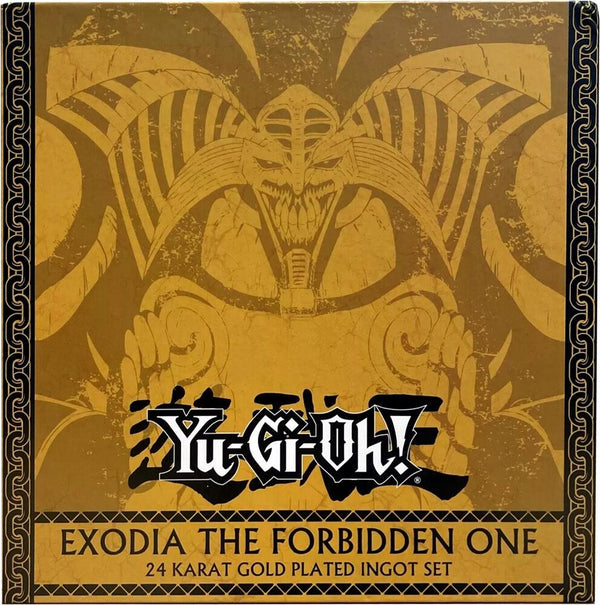 24k Gold Plated Ingot Set - Exodia The Forbidden One (Limited Edition) - Yu-Gi-Oh!