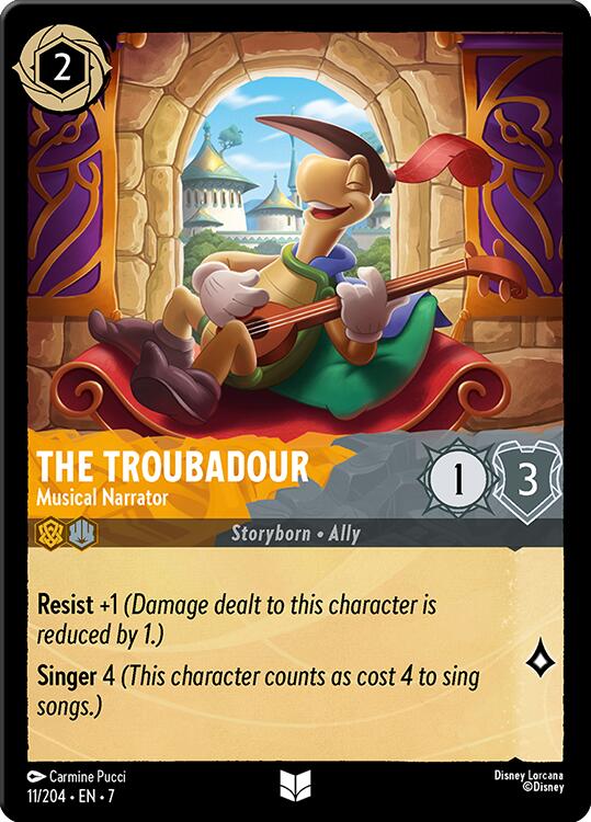 The Troubadour - Musical Narrator (11/204) [Archazia's Island] - Disney