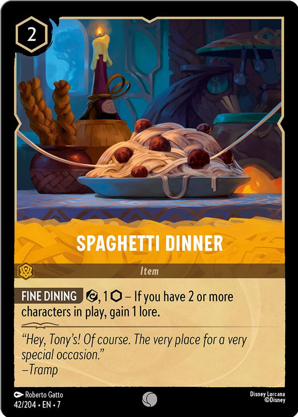 Spaghetti Dinner (42/204) [Archazia's Island] - Disney
