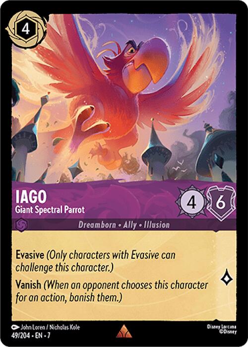 Iago - Giant Spectral Parrot (49/204) [Archazia's Island] - Disney