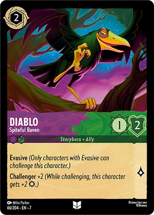 Diablo - Spiteful Raven (66/204) [Archazia's Island] - Disney