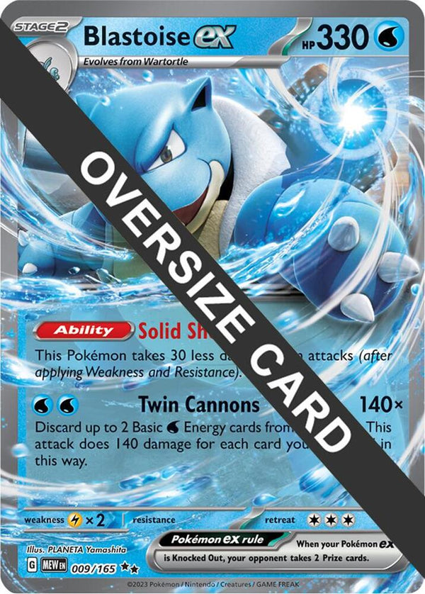 Blastoise ex - 009/165 - Pokémon