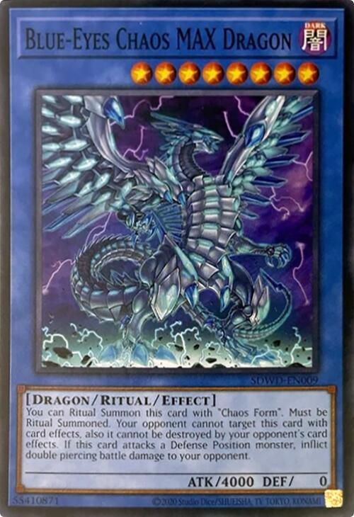 Blue-Eyes Chaos MAX Dragon (Unlimited Misprint) (SDWD-EN009) [Common] - Yu-Gi-Oh!