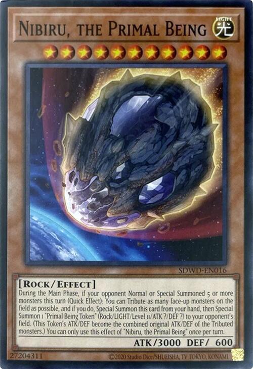 Nibiru, the Primal Being (Unlimited Misprint) (SDWD-EN016) [Common] - Yu-Gi-Oh!