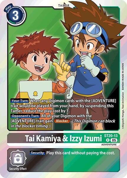 Tai Kamiya & Izzy Izumi
