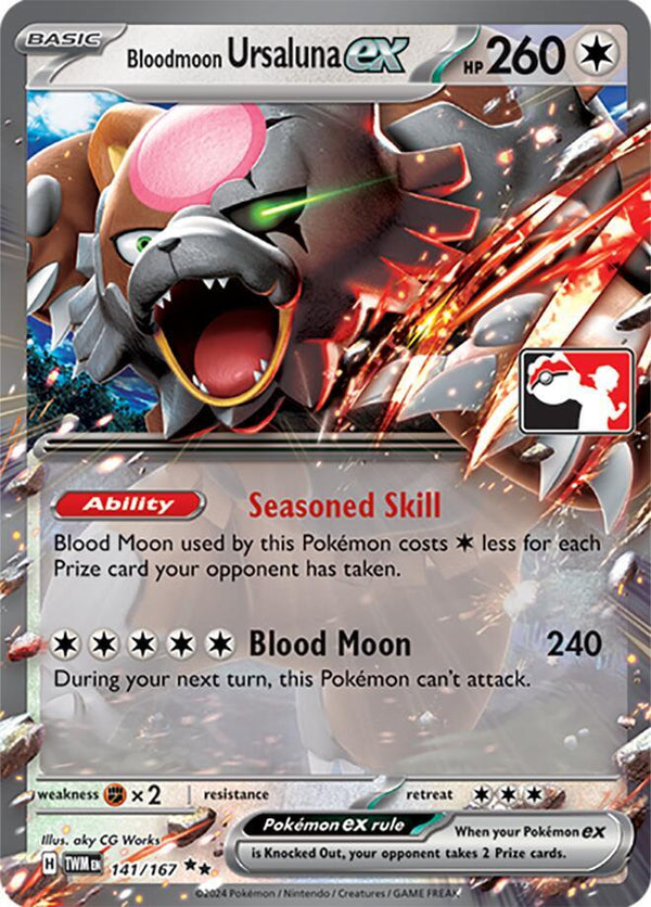Bloodmoon Ursaluna ex - 141/167 - Pokémon