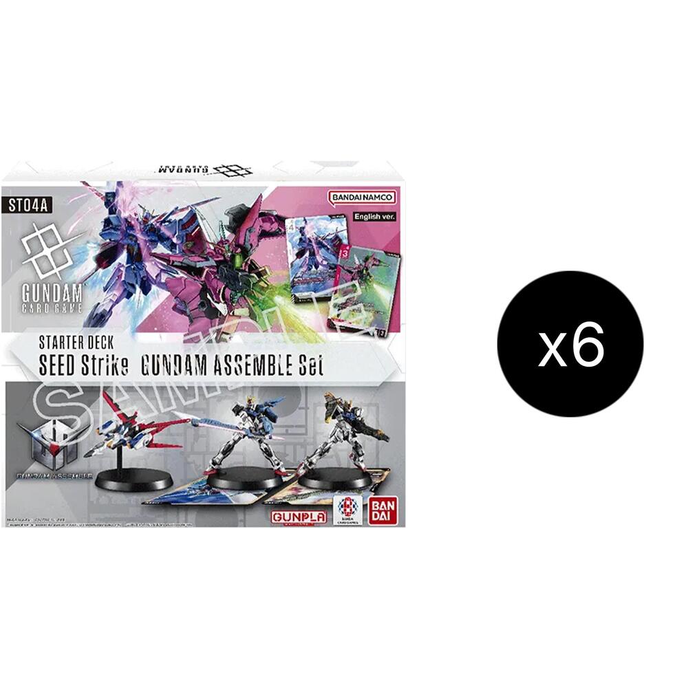 Starter Deck 04: SEED Strike - Gundam Assemble Starter Set Display