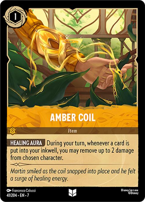 Amber Coil (41/204) [Archazia's Island] - Disney