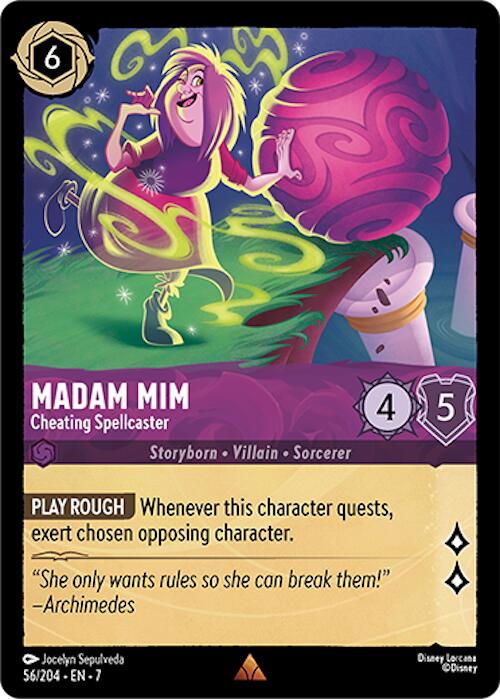 Madam Mim - Cheating Spellcaster (56/204) [Archazia's Island] - Disney