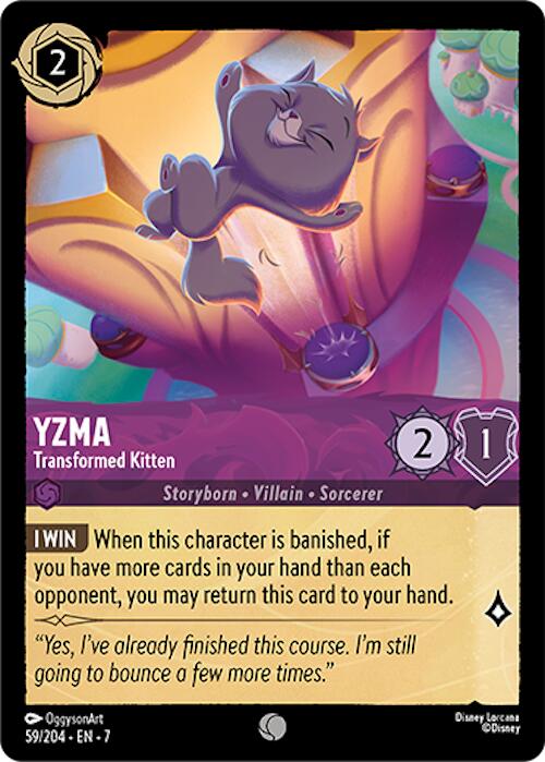 Yzma - Transformed Kitten (59/204) [Archazia's Island] - Disney