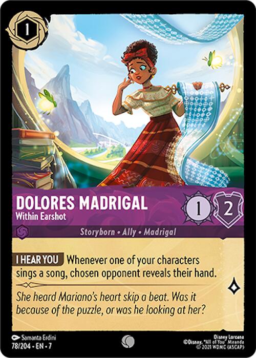 Dolores Madrigal - Within Earshot (78/204) [Archazia's Island] - Disney