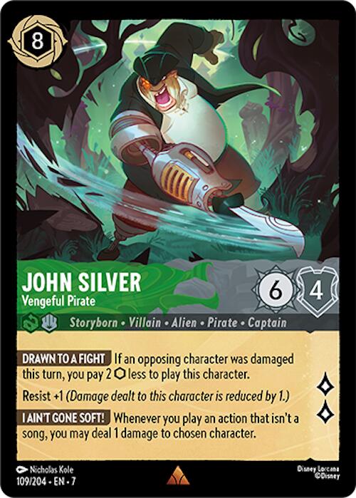 John Silver - Vengeful Pirate (109/204) [Archazia's Island] - Disney