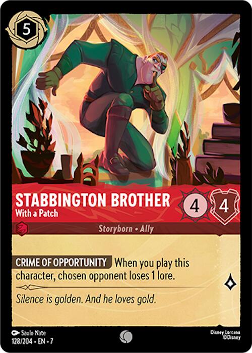 Stabbington Brother - With a Patch (128/204) [Archazia's Island] - Disney