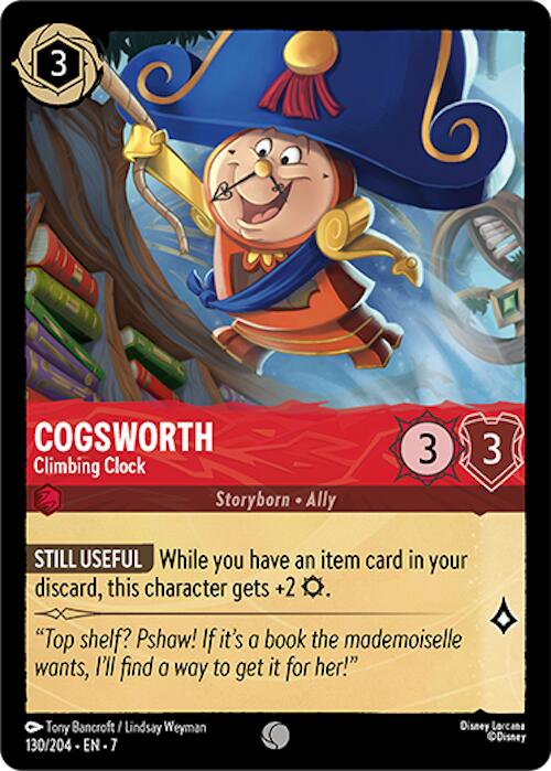 Cogsworth - Climbing Clock (130/204) [Archazia's Island] - Disney