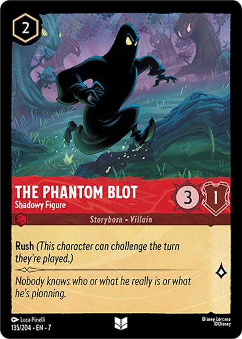 The Phantom Blot - Shadowy Figure (135/204) [Archazia's Island] - Disney