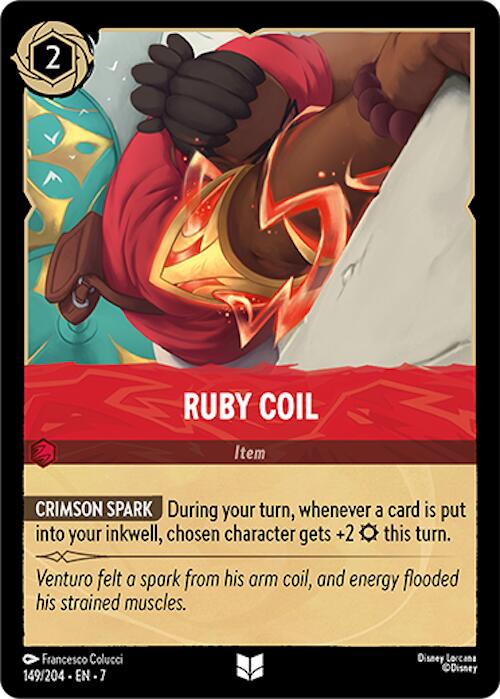 Ruby Coil (149/204) [Archazia's Island] - Disney