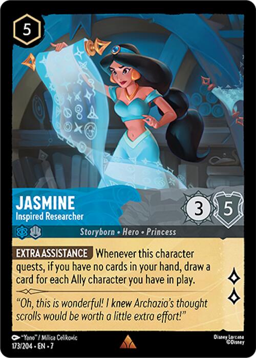 Jasmine - Inspired Researcher (173/204) [Archazia's Island] - Disney