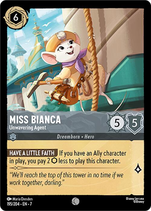 Miss Bianca - Unwavering Agent (195/204) [Archazia's Island] - Disney
