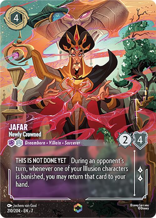 Jafar - Newly Crowned (Enchanted) (210/204) [Archazia's Island] - Disney